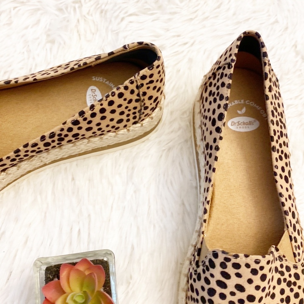 Dr. Scholl’s | Animal print espadrille platform loafers sneakers women’s - Picture 4 of 8